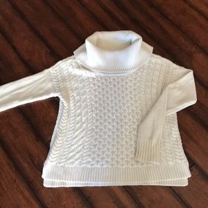 American Eagle Outfitters cowlneck cable sweater